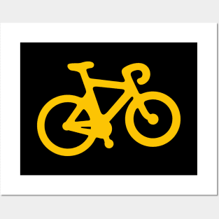 Yellow Bike Posters and Art